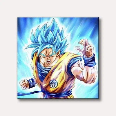 Paint by Number Kit - Saiyan Blue Power - image 1 of 3