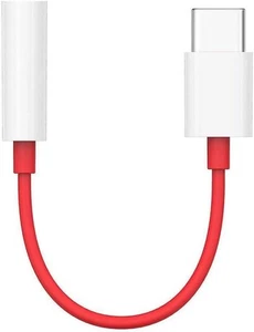 Adaptador de audio original OnePlus USB C a 3,5 mm tipo C a conector ROJO - Imagen 1 de 3