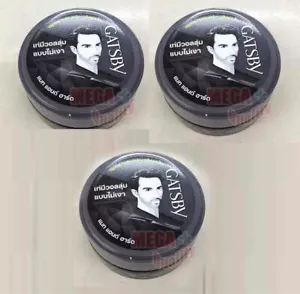 3 x GATSBY Hair Styling Wax Mat and Hard From JAPAN 25 g. - Picture 1 of 3