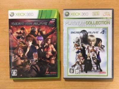 XBOX 360 DEAD OR ALIVE 4 & 5 - Image 1 of 4