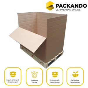 Palettenkarton offen 1m³ ca. 1180 x 780 x 1070 mm - Bild 1 von 6
