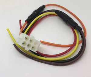 ROCKFORD FOSGATE 6 pin Speaker output remote Female HARNESS plug PUNCH 45 75 150 - Picture 1 of 2
