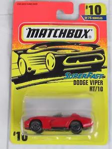 Matchbox Super Fast #10 Dodge Viper RT/10 rojo - Imagen 1 de 5
