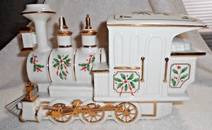 Lenox Holiday Junction Collection Train Engine - Picture 1 of 6