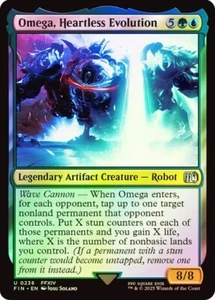 Omega, Heartless Evolution FOIL - 0236 - Uncommon - Final Fantasy FIN MTG - Picture 1 of 1