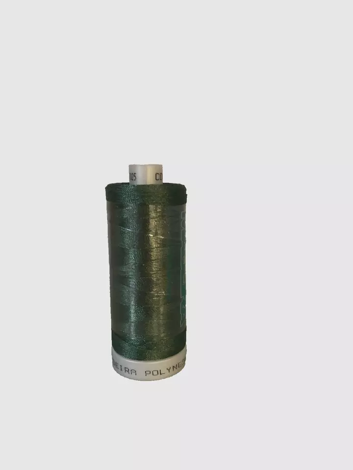 MADEIRA POLYESTER SEWING MACHINE EMBROIDERY THREAD 1 SPOOL 1000m 1970 Green - Image 1 of 1