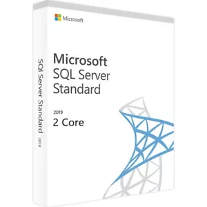SQL Server 2019 Standard 2 Core | Licencia de por vida | CALs ilimitadas de usuario/dispositivo - Imagen 1 de 2