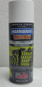 Hammerite Rust Cap Smooth White Paint & Primer in One Paint Right Over Rust - Picture 1 of 4