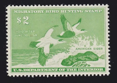 US RW24 $2 Duck Hunting Mint XF OG NH SCV $85 - Image 1 of 2