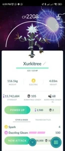 Non Shiny Xurkitree Special Background ✨Pokemon Trade✨ - Picture 1 of 1