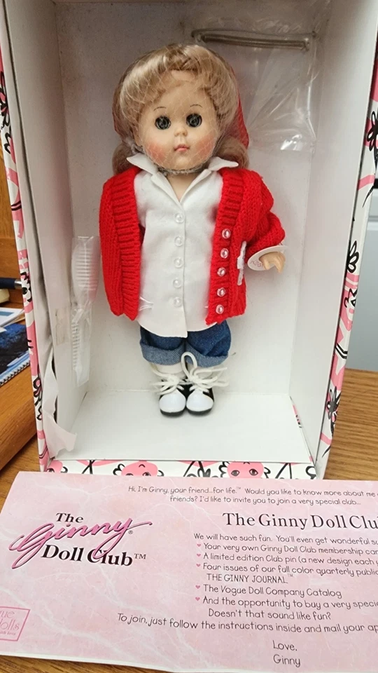 Ginny Vogue "Ginny Bobby Soxer" Doll Club 8" Muñeca Coleccionable Foto 1 de 1