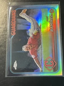 2024 Topps Chrome Jose Ramirez Refractor #173 Cleveland Guardians - Picture 1 of 2