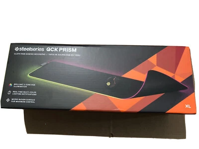 SteelSeries 63826 QCK Gaming Surface Prism Cloth RGB XL  Mouse Pad - Image 1 of 4