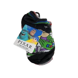 Boys No-Show Socks 5 Pairs Disney Pixar Multicolor US Shoe Size: 7-10 - Picture 1 of 4