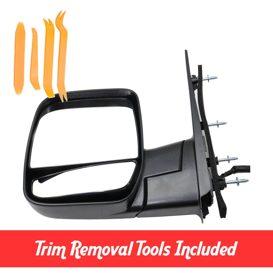 Novo Espelho Elétrico Lateral do Driver para 2002-2008 Ford Econoline FO1320254 2C2Z17683AAB - Imagem 1 de 4