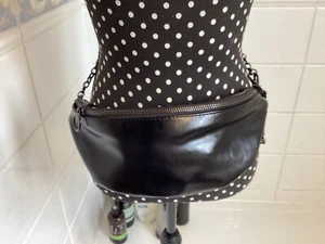 BERSHKA BLACK BUM X SHOULDER BAG ,,,, - Picture 1 of 10