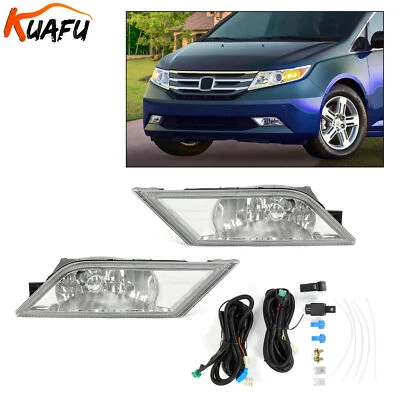 Kit de luces antiniebla para parachoques de conducción Honda Odyssey 2011-2013 con bombillas de interruptor de cable Foto 1 de 4