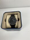 Fossil Watch Women's Emma Black Excellent Condition with case 