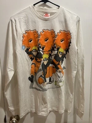 Anime Naruto 999 On Kappa Shirt Mens Medium. Long Sleeve Rare Find - Image 1 of 4