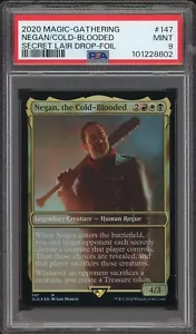 2020 Negan The Cold Blooded FOIL Walking Dead Secret Lair Drop MTG PSA 9 - Picture 1 of 2