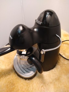 MR COFFEE STEAM ESPRESSO CAPPUCCINO MAKER MODEL ECM20 BLACK 4 CUPS EUC