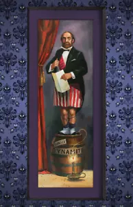 Haunted Mansion Dynamite Stretching Portrait Print 13x19 Satin Finish - Picture 1 of 3