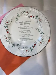  PFALTZGRAFF WINTERBERRY … 12 ZOLL FAMILIE UND FREUNDE STEINZEUG TEILENDER TELLER - Bild 1 von 4