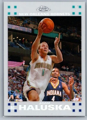 /99 2007-08 Topps Chrome - White Refractor #127 Adam Haluska (RC) - NM-MT - Image 1 of 2