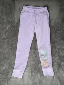 PUMA Girls Jogger Pants Logo (LIGHT PURPLE , SMALL 7/8) NWD - Picture 1 of 5