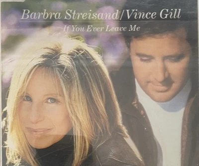 CD single australiano Barbra Streisand / Vince Gill If You Ever Leave Me Foto 1 de 3