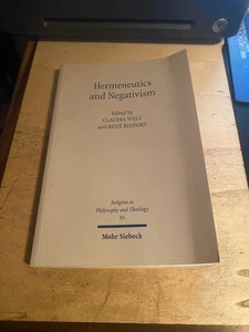 Hermeneutics and Negativism: Existential Ambiguities of Self-Understanding 2018 - Picture 1 of 1