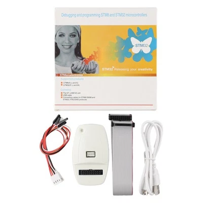 Emulateur ST-Link/V2 Kits Hôtes Câble USB 20 broches Câble Business & Industr - Photo 1/4