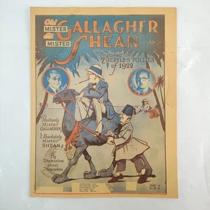 Sheet Music: Mister Gallagher and Mister Shean featured in Ziegfeld's Follies - Picture 1 of 6