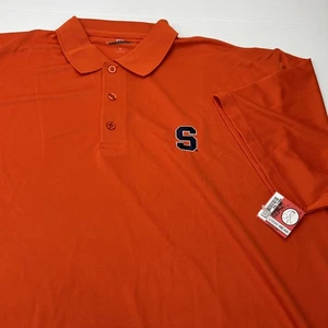 Syracuse Orange Poloshirt Herren 2XL Orange Bestickt Locker Vansport Neu - Bild 1 von 15