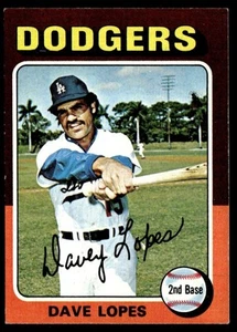1975 Topps Mini Dave Lopes #93 C - Picture 1 of 2
