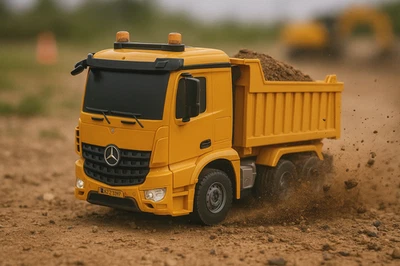 Mercedes-Benz LKW mit kippbarer Ladefläche 2,4 Ghz, KN027151 - Bild 1 von 3