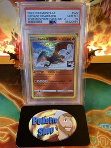 Pokemon Play Prize Pack Series 3 Radiant Charizard 020 - PSA 10 GEM MINT - Picture 1 of 3