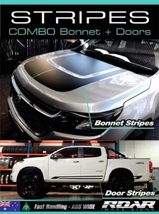 2016-2021 HOLDEN Colorado COMBO kit Bonnet + Doors + decals stripes - Picture 1 of 9