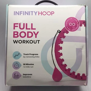 Genuino Infinity Hoop Pesado Hula Hoop Entrenamiento Cuerpo Completo NUEVO Color Azul - Imagen 1 de 4
