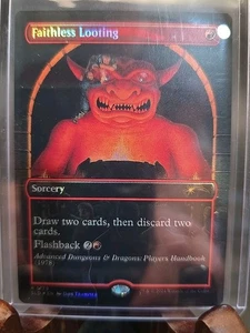 Faithless Looting (Rainbow Foil) Secret Lair Drop MTG Near Mint  - Bild 1 von 2