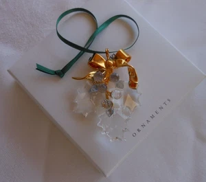 Swarovski Anual Christmas Memories Holly Crystal Ornament 1996 - Imagen 1 de 8