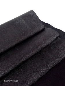 Black Iguana Embossed Texture Leather - Picture 1 of 3