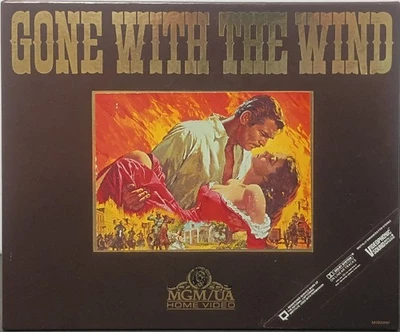 Gone With The Wind MGM Home Video 2 Tape VHS Box Set 1985 With Original Book - Image 1 of 3
