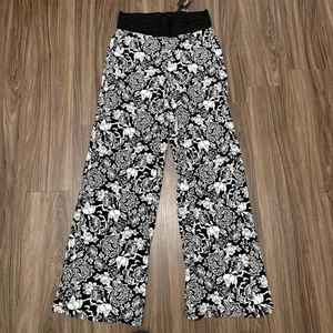 Nuevo con etiquetas Pantalón Skye’s The Limit Mujer Talla S Blanco Marca Floral Paisley Palazzo - Imagen 1 de 11
