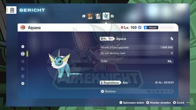 Evoli & alle Entwicklungen Shiny/ non shiny Max. EV 6IV/ DV ZA Legenden: Z-A - Bild 1 von 2