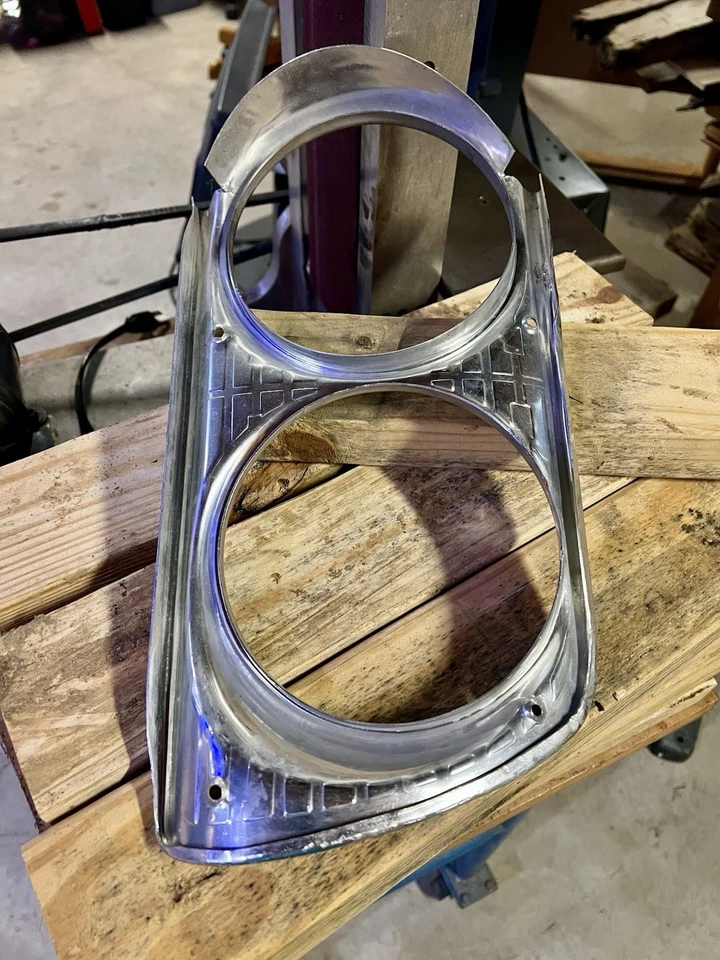 1963 Ford Galaxie molduras de farol baldes farol farol farol guarnição luz de moldagem - Imagem 1 de 4