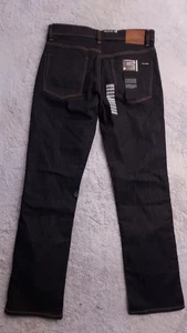 NEW Volcom Jeans Mens 32x32 Solver Modern Straight Dark Wash Blue Denim Casual - Picture 1 of 13