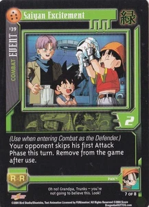 Saiyan Excitante CCG TCG Carta DBGT Dragon Ball GT 5 Estrellas - Bild 1 von 1