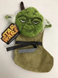 Star Wars Yoda 5" Christmas Plush Stocking - Picture 1 of 3