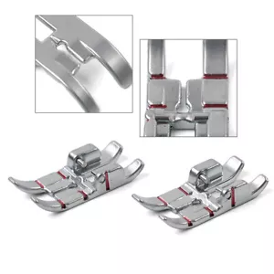 2Pcs Household Sewing Machine Parts 1/4" Quilting Foot Presser Foot For pfaff - Picture 1 of 10